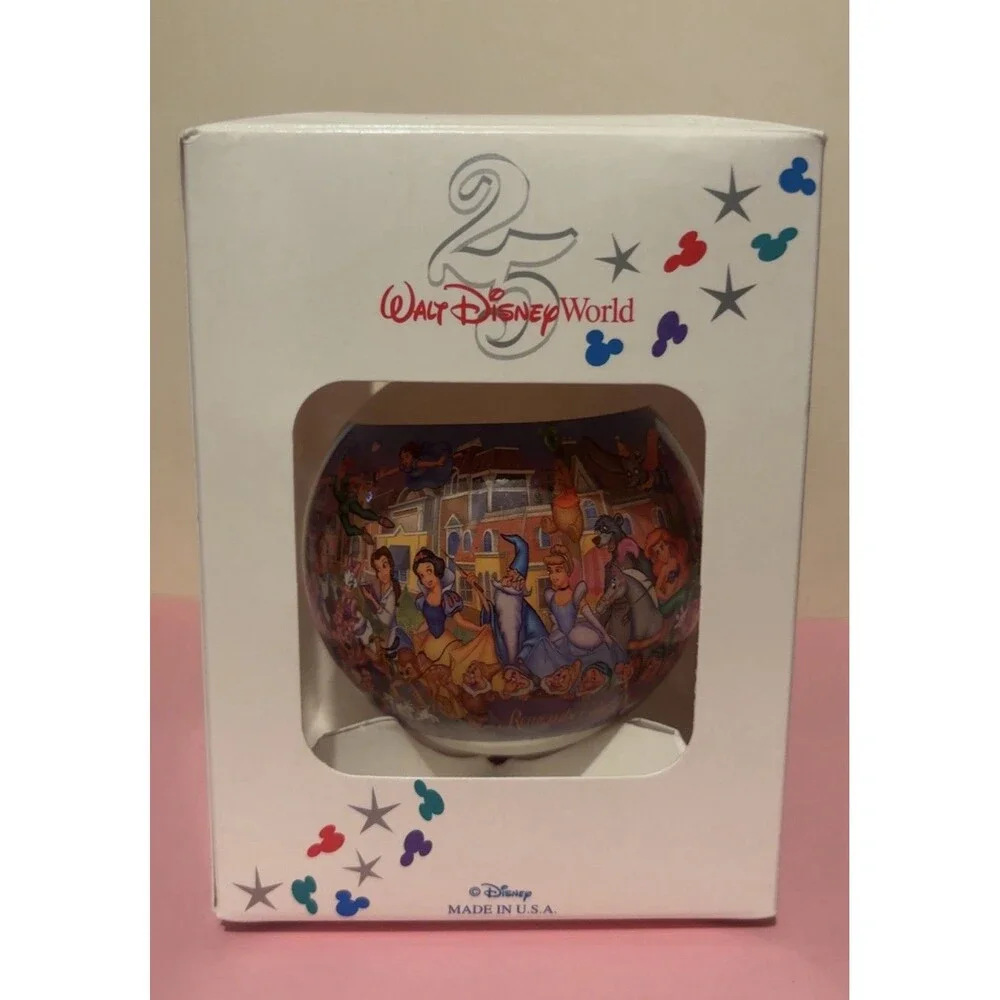 Vintage Walt Disney World 25th Ornament 